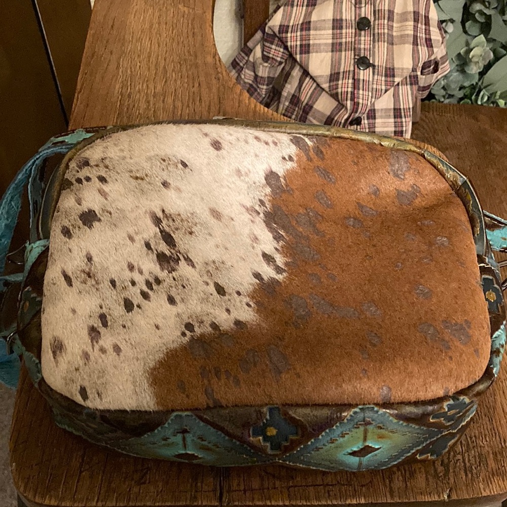 Merrick’s Custom Leather Acid Wash HOH/Leather Bum Bag NWOT
